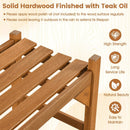 40-Inch Outdoor Bench with Contoured Seat - Set of 2 by LJGDeals