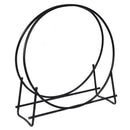 30-Inch Tubular Steel Log Hoop Firewood Storage Rack by LJGDeals