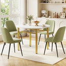 40" Round Dining Table with Storage Shelf for 4 People by DirectDeals