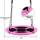 40 Inch Flying Saucer Tree Swing Indoor Outdoor Play Set by LJGDeals