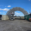 40'x40'x15' Double Truss Shipping Container Canopy Shelter by Chery Industrial