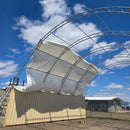 40'x40'x15' Double Truss Shipping Container Canopy Shelter by Chery Industrial