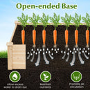 40" x 40" Outdoor Wood Raised Garden Bed-Natural by LJGDeals