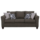 Ralston - Sofa With Accent Pillows - Gray