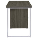 Weathered Grey 3-drawer Reversible Office Desk