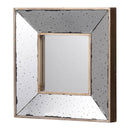 Distressed Accent Mirror, Traditional Style Framed Wall Mirror For Living Room by Unique Piece Furniture