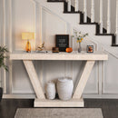 Vintage Distressed Wood Entryway Bench With 2 Tier Storage Cabinet by HouseOfZazla