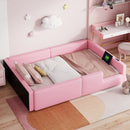 Platform Bed With Guardrail And Charging Station by HouseOfZazla
