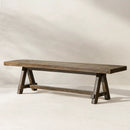 Hawthorne 72' Reclaimed Elm Trestle Dining Bench by HouseOfZazla