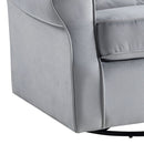 Glider Chair With Swivel - Gray by Unique Piece Furniture