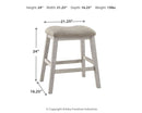 Skempton - Upholstered Stool (Set of 2) - White