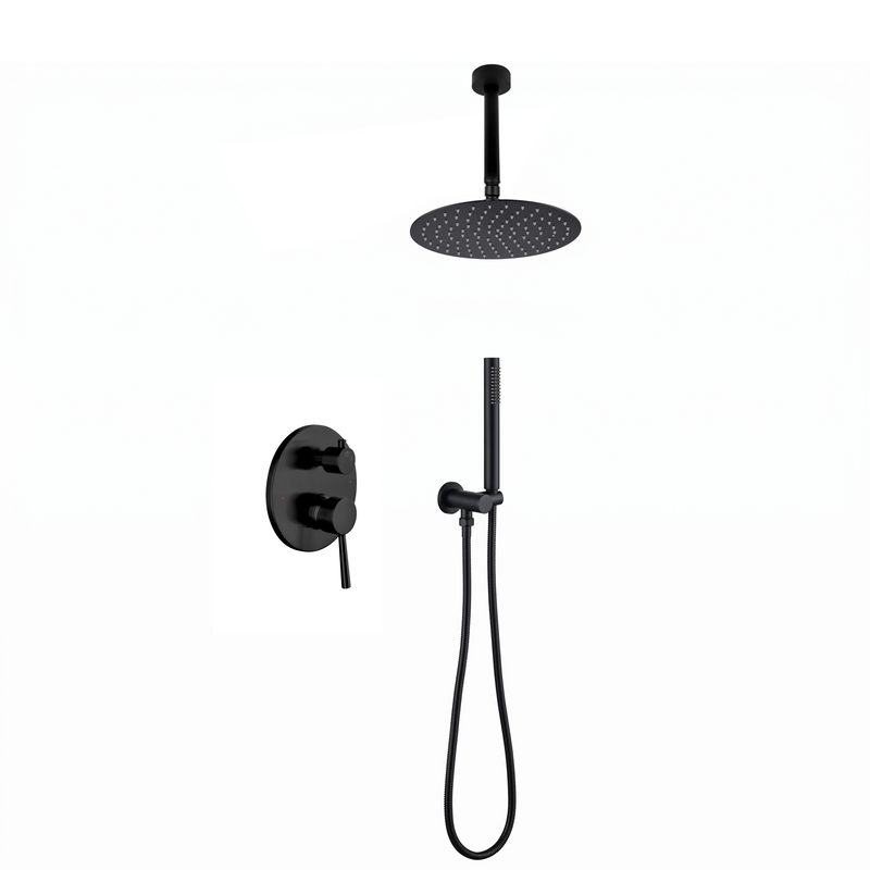 Matte Black Shower System