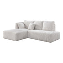 Manya - Sectional Sofa - Ivory by HouseOfZazla
