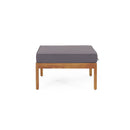 Bianca - Outdoor 3 Seater Sofa Chat Set With Ottoman - Teak by HouseOfZazla