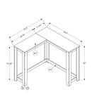Corner Accent Console Table for Entryway by HouseOfZazla