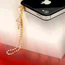 Luxury Crystal Diamond Ice Cream Dust Plug Pendant