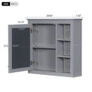 Wall Mounted Medicine Cabinet With Mirror And 3 Open Shelves