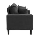 Modern Upholstered Loveseat Sofa, High Resilience by Unique Piece Furniture