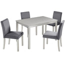 Dining Table Set, Table With A Rectangular Table And Upholstered Chairs by HouseOfZazla