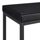 Klekner - 4 Piece Counter Height Table Set With Nesting Tables And Backless Stools - Charcoal