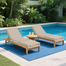 Outdoor Chaise Lounge Cushions Set of 2