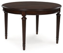 Lavinton - 8 Pc. - Dining Room Extension Table, 6 Side Chairs, Server - Brown