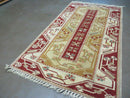 4' X 6' Vintage Handmade Knotted Turkish Kazak Pattern Wool Rug Carpet Nice