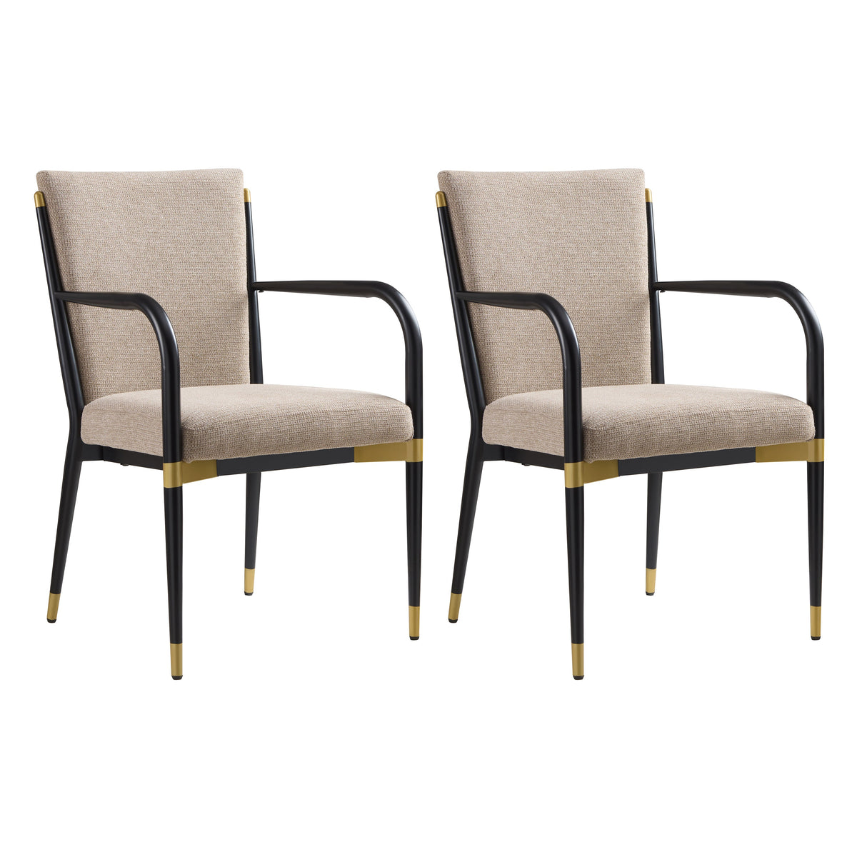 Modern Dining Arm Chair - Set of 2, photo 3 of 10