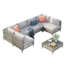 K&K 7-Piece Wicker Patio Furniture Set by HouseOfZazla