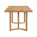 69 Inches Dining Table (Natural) by HouseOfZazla