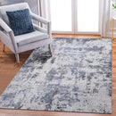 Payas - 6' X 9' Abstract Area Rug - Gray / Denim by HouseOfZazla