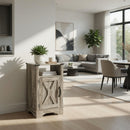 Farmhouse Nightstand, Charging Station & Storage by HouseOfZazla