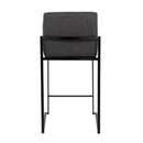 Fuji - Contemporary Modern Elegance, High Back Counter Stool