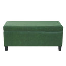 Storage Ottoman with Flip-Top Lid