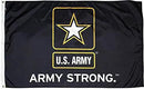 FlagSource Army Strong Nylon Military Flag, Made in USA, 3x5' by GreenHaven Gardens