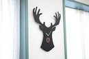 Stephanie Imports Modern Minimalist Reindeer Dark Wall Clock by CozyNest Decor
