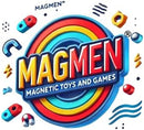 MAGMEN Mini Movers: Magnetic Blocks Building Set - Build Cars, Trucks, Planes & More! Fun & Imaginative STEM Learning Toys (79 pcs) for Kids Ages 3 by TinyTreasures Baby Boutique