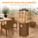 41 000 BTU Propane Patio Heater with Metal Hood by LJGDeals