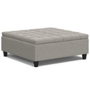 Harrison - Upholstered Coffee Table Storage Ottoman by Unique Piece Furniture