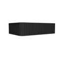 BB17 Integrated Black Ceramic Bathroom Vanity Sink by HouseOfZazla