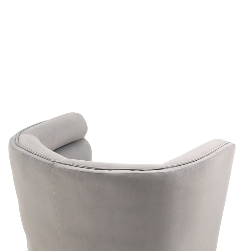 Accent Chair, leisure single chair with Golden feet