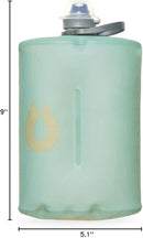 HydraPak Stow - Collapsible Backpacking Water Bottle (350ml, 500ml, 1L) - BPA Free, Ultra Light, Spill-Proof Twist Cap by CozyNest Decor