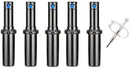 Hunter PGP Ultra Rotor Sprinkler Heads - 5 Pack - Includes Adjustment Tool by GreenHaven Gardens