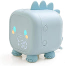 Kids Dinosaur Alarm Clock Boys Blue Alarm Clocks with Night Light Digital Alarm Clock for Kids Boy Children by TinyTreasures Baby Boutique