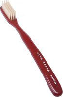 Acca Kappa Vintage Red Toothbrush Pure White Bristles Retro-Style Ergonomic Handle by CozyNest Decor