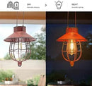 YAKii 6 Pack Solar Lantern Hanging Waterproof Outdoor Metal Solar Lamp with Warm White Light Decorate for Yard Garden Pathway Patio Porch (Red) by CozyNest Decor