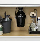 GE Disposall Continuous Feed 1 Horsepower Motor Garbage Disposer, Good for Grinding: Cooked Meat, Beans, & Seeds, Easy Install Kit, Non-Corded, Recommended Families of 4 or More, GFC1020N by CozyNest Decor