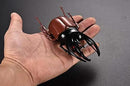 Hiawbon 5.5 inch Fake Beetle Simulated Beetle Model Realistic Plastic Beetle Figures for Fairy Garden Decoration, Set of 6 by GreenHaven Gardens