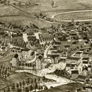 Vintage Map of Middlebury, Vermont 1886