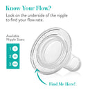 Evenflo Feeding Classic BPA-Free Silicone Fast Flow Nipples - 8 Months+, 6 Pack,Clear,6 Count (Pack of 1) by TinyTreasures Baby Boutique